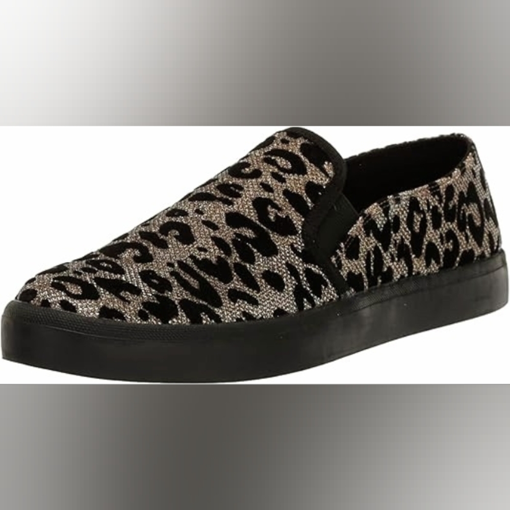 Jessica Simpson Leopard Print Slip-On Sneakers Sz 8.5